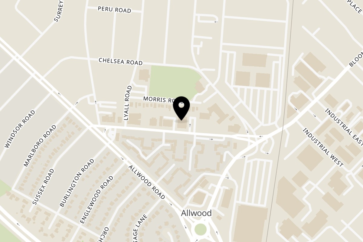 Map showing the location of Kashan Indian Kitchen & Bar on 50 Market St in Clifton